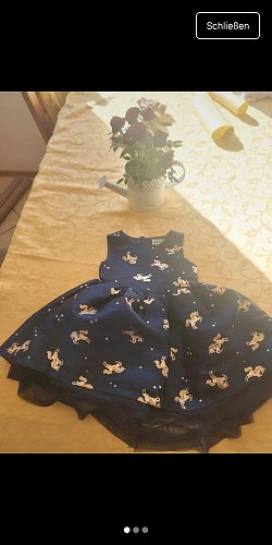 Festliches Einhorn kleid