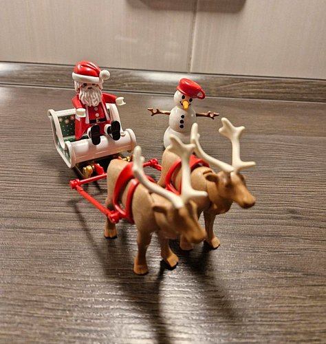 Playmobil Weihnachtsmann mit Schlitten