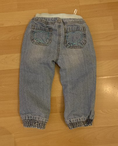 Ergee Jeanshose gefüttert, Teddyfell Größe 86