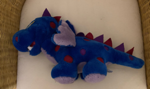 blauer Drache, Plüschtier