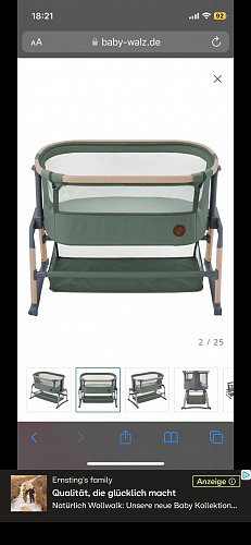 Maxi cosi lora air Beistellbett mit Schaukelfunktion