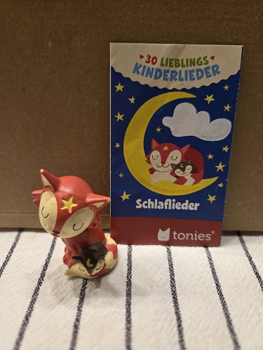 Tonie Figur Schlafkatze Rot Schlaflieder