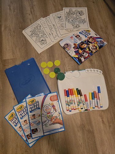 Crayola  no mess set paw patrol Stempel  stifte Papier