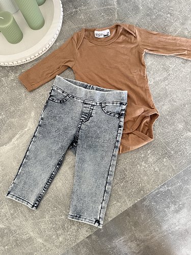 Baby Set 2-teilig – Body & Jeggings – Gr. 68