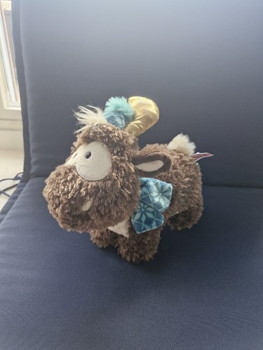 Preis VB - Nici Plüsch Rentier Reny Heart 25cm stehend braun Neu Winter Weihnachten