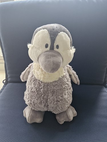 Nici Plüsch Baby Pinguin hellgrau 35cm stehend Schnee Winter Weihnachten