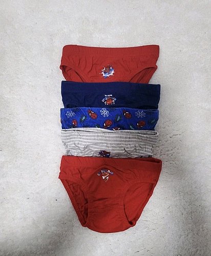 Jungen Slips 5er Pack Spider-Man Primark – Größe 2–3 Jahre – 100% Baumwolle