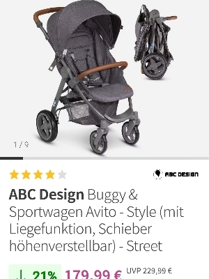 2 in 1 Kinderwagen