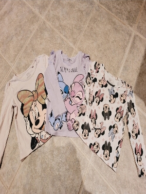 Set 3 Shirts Disney Miney Mouse Größe 92