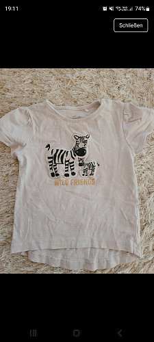 Topomini Shirt Zebra 80