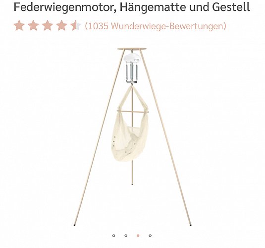 Federwiege mit Motor