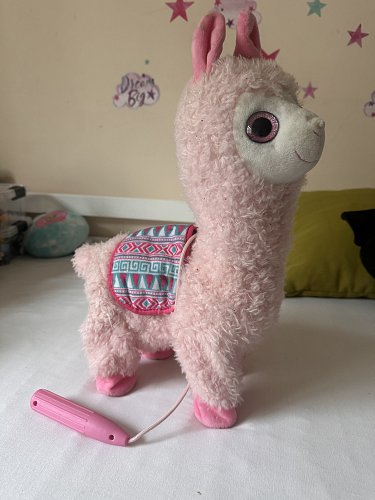 Süßes Plüsch-Lama