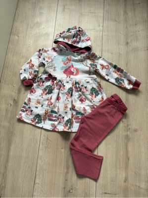 Handmade Set Tunika/ Kleid Leggins 98/104