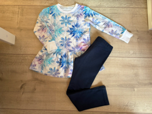 Handmade Set Tunika leggings 98 neuwertig