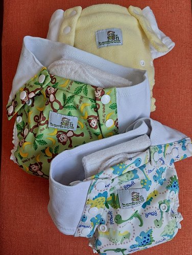 3 Bamboolik Trainerhöschen mit versch. Einlagen