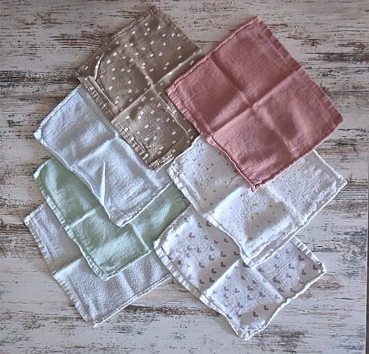 Spucktuch-Set (Baumwolle, 7-teilig)