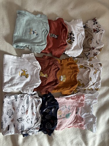 Kurzarmbodies 56 Junge Mädchen Neutral Neu Disney