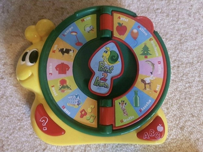 Spielzeug Buchstabenschnecke Lernschnecke im guten Zustand