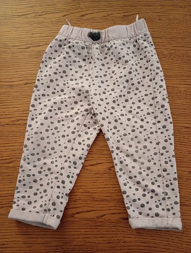 Leggings rosa mit Punkten angeraut 86 CA