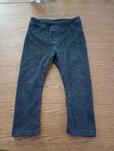 Thermoleggings schwarz/grau gefüttert 86/92 Lupilu