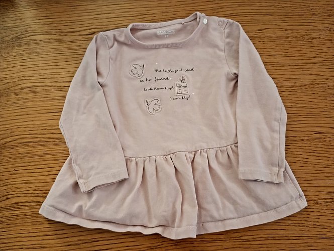 Tunika rosa mit Aufdruck 80 Staccato