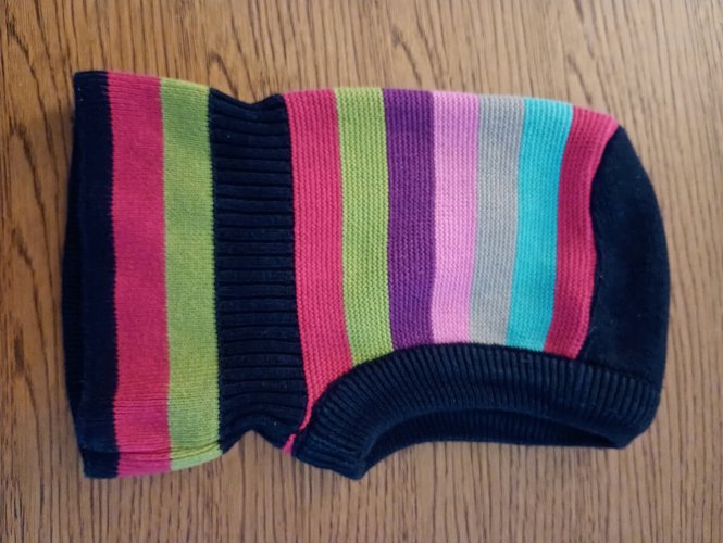 Schlupfmütze bunt gestreift 49 cm MXO