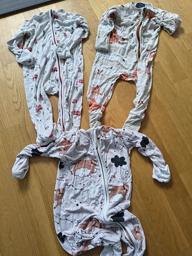 The Zipster - Einteiler/Strampler/Pyjama - Größe 68/80 - 6-12 Monate
