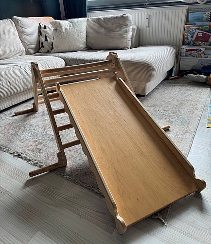 Mamoi Kletterdreieck Pikler Dreieck mit Rutsche
