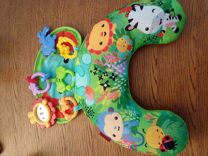 Bauchlagenkissen mit Spielzeug bunt Fisher Price